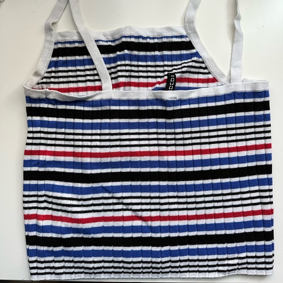 H&M Striped Halter Crop Too - Picture 2 of 4